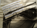 machine à écrire(détail).