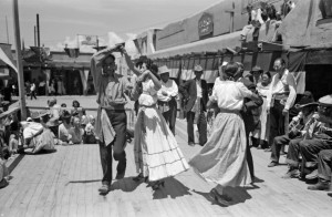 Russell Lee - Native Spanish-American dance at fiesta, Taos, New Mexico, 1940