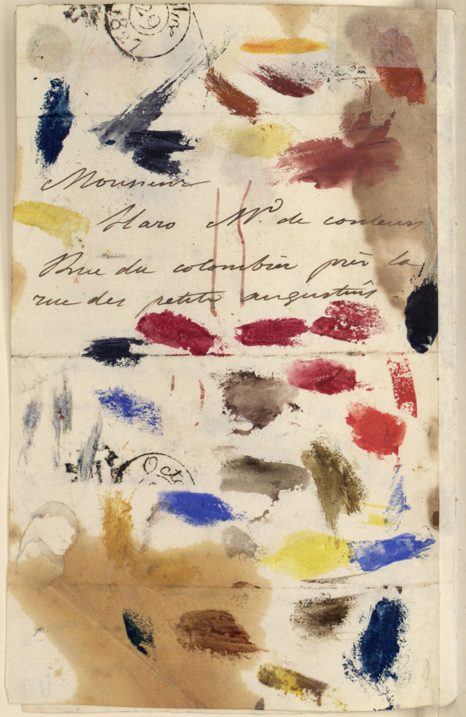 Eugene Delacroix to his paint dealer, 1827s